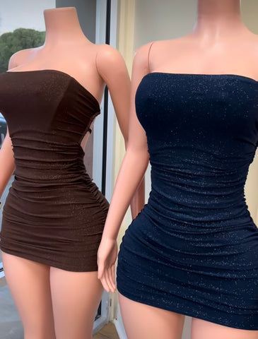 Glitter tube dress