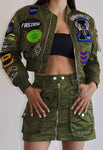 Co exist patches bomber jacket