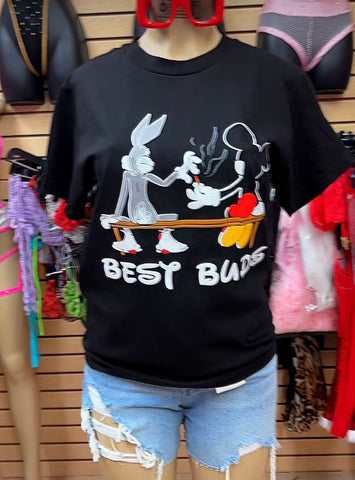 Best buds graphic tee