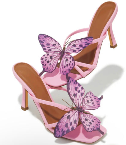 Butterfly wings heels