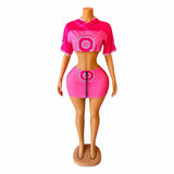 MVP #8 Varsity Jersey Skirt Set
