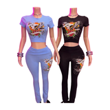 Y2K Crop Valiant Souls Set