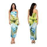 Water Blossom Midi Dress