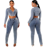 Denim chic set