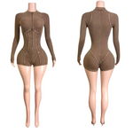 A time ribbed romper