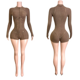 A time ribbed romper