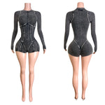 A time ribbed romper