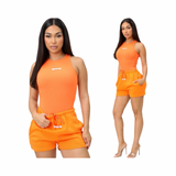 Cutie patootie shorts set