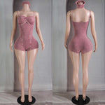Headed there romper w/headband