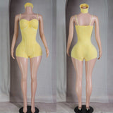 Headed there romper w/headband