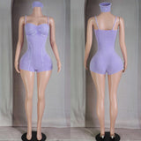 Headed there romper w/headband