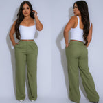 Belted Linen pants