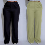Belted Linen pants