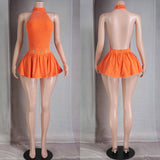 Ring skort romper