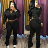 Whatever I like stacked sweatsuit