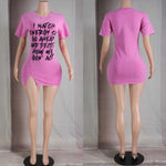 Match Energy T shirt dress