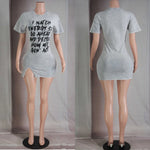 Match Energy T shirt dress