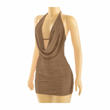 Out Being Seen Halter Dress