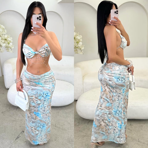 Sabrina Summer skirt set- Pre order