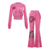 Betty Boop Diamond Velour Set