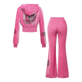 Betty Boop Diamond Velour Set