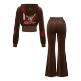 Betty Boop Diamond Velour Set
