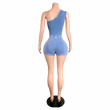 W/Denim And Pins Romper 2