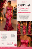 Tropical Sunset Maxi Dress