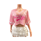 Los Angeles girly lace jersey
