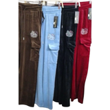 HK Crystal cargo pants