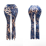 Animal print pants