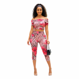 Wild Tropical Capri Set