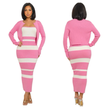Soft life stripe set
