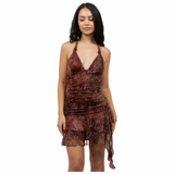 Wild Temptation Asymmetrical Mini Dress