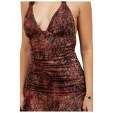 Wild Temptation Asymmetrical Mini Dress