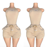 Cutie patootie shorts set