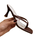 Brown Kitten Heels