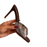 Mocha Muse Clear Mules