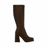 Mocha Heights Platform Boots