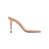 Preety Clear Beaded Heels