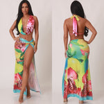 Tropical skirt set