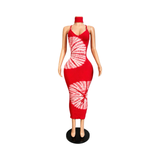 Vibrant Tye dye dress w/headband