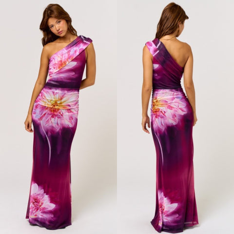 Blossom shoulder dress