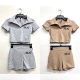 Brat shorts sets