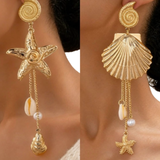 Beach tassel earrings