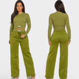 Cutie patootie pants set - long sleeve