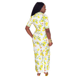 Lemon drip jumpsuit