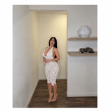 Luxe Lace Capri Jumpsuit