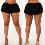 Blissed ruffle shorts