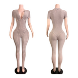 Preety zipper jumpsuit